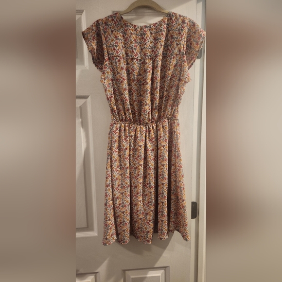 Monteau Floral Summer Dress EUC Size S - Picture 4 of 4